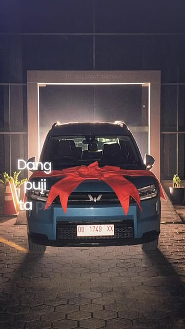 Wuling Eksion berpita siap diserahkan